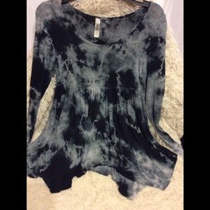 Tye-dye soft cotton top